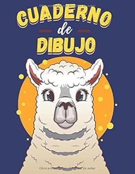 Portada de Cuaderno de Dibujo: Libreta de dibujo grande, con páginas blancas - perfecto para niños, adolescentes y adultos