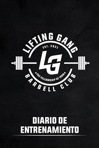 Portada de Lifting Gang: Diario de Entrenamiento para el Gimnasio