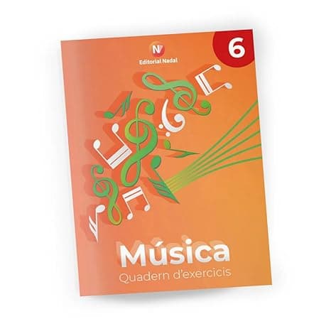 Portada de Quadern Música nº6. Ed. primària. (Musica Exercicis E.P.)