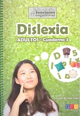 Portada de Dislexia Adultos Cuaderno 3: Pedagogía Terapéutica Dislexia (Terapia del Lenguaje: Dislexia)