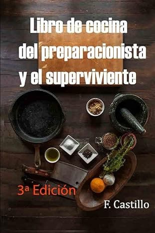 Portada de Libro de cocina del preparacionista y el superviviente