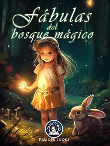 Portada de Recopilatorio Libros Infantiles Fábulas del Bosque Mágico. Cuentos educativos para niños de 3 a 5 años. Ilustraciones a todo color: Contiene los libros 1 y 2 de la edición de bolsillo.