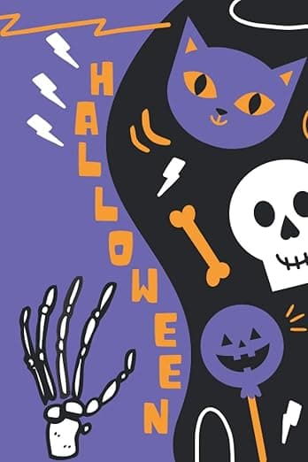 Portada de HALLOWEEN: Libro para colorear en Halloween para niños a partir de 3 años