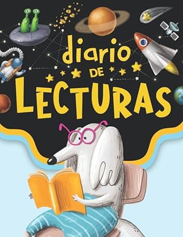 Portada de Diario de Lecturas para Niños: Cuaderno de Lecturas para Niños de 7 a 12 Años | Diario de Reseñas de Libros Leídos