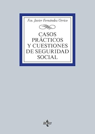 Portada de Casos prácticos y cuestiones de Seguridad Social (Derecho - Biblioteca Universitaria de Editorial Tecnos)