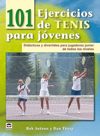 Portada de 101 ejercicios de tenis para jóvenes (DEPORTES)