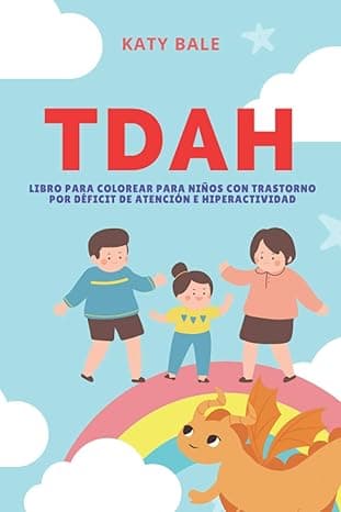 Portada de TDAH: Libro para Colorear para Niños con Trastorno por Déficit de Atención e Hiperactividad