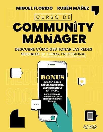 Portada de Curso de Community Manager: Descubre cómo gestionar las redes sociales de forma profesional (TÍTULOS ESPECIALES)