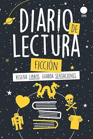 Portada de Diario de Lectura - Ficción: Reseña libros. Guarda sensaciones.