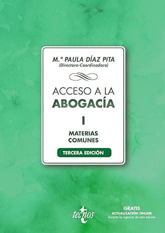 Portada de Acceso a la abogacía-I: Tomo I. Materias comunes (Derecho - Biblioteca Universitaria de Editorial Tecnos)