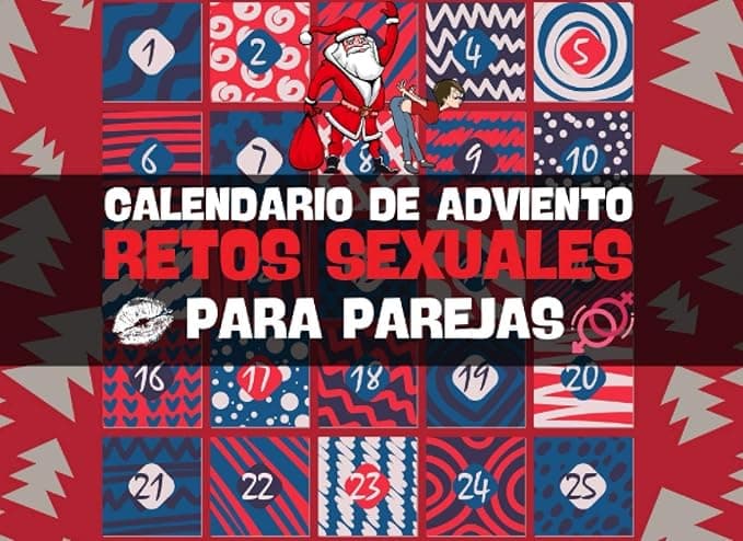 Portada de Calendario De Adviento Retos Sexuales Para Parejas: 25 días de placer y juegos sexuales Para animar tu vida sexual y aumentar la libido