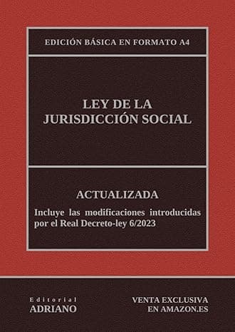 Portada de Ley de la Jurisdicción Social: Edición básica en formato A4