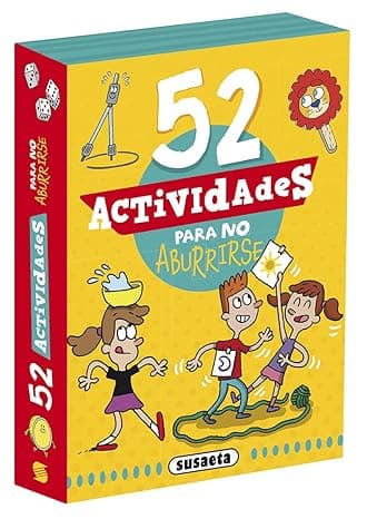 Portada de 52 Actividades para no aburrirse (Barajas de juegos y actividades)