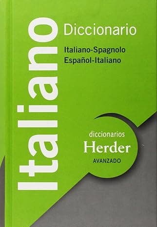 Portada de Diccionario Avanzado Italiano. Italiano-Spagnolo / Español-Italiano (Diccionarios Herder)