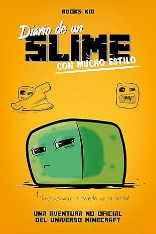 Portada de Minecraft. Diario de un slime con mucho estilo