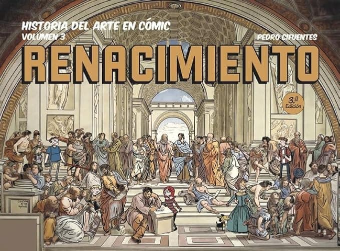 Portada de Historia del arte en cómic. El Renacimiento: 3