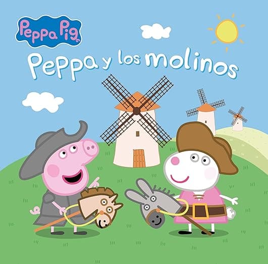 Portada de Peppa Pig. Un cuento - Peppa y los molinos