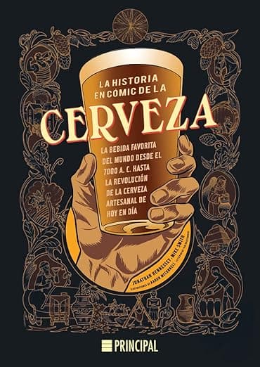 Portada de La historia en cómic de la cerveza (PRINCIPAL GRAFICA)