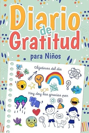 Portada de Diario de Gratitud para Niños: Un Auténtico Desafío de 66 Días para Colorear tu Vida | Anota tus Emociones y Pensamientos para un Desarrollo Emocional Sano