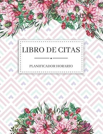 Portada de LIBRO DE CITAS Planificador Horario: Agenda de Citas para PELUQUERIA | SALON ESTETICA | UÑAS | Válido para cualquier Negocio (1 AÑO COMPLETO Horas ... Planificador | Regalo para Peluqueras