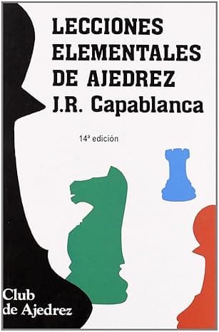 Portada de Lecciones elementales de ajedrez. Nueva edición, diseño y maqueta: 5 (Club de Ajedrez)