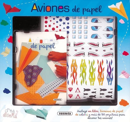 Portada de Aviones de papel (Crea y diseña)