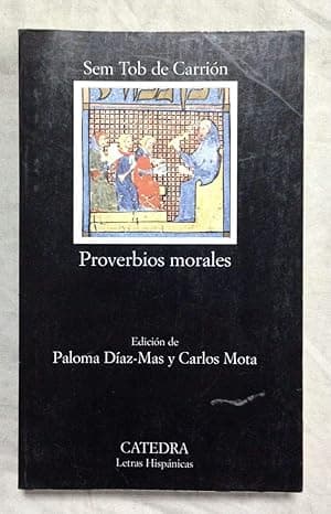 Portada de Proverbios morales (Letras Hispánicas)