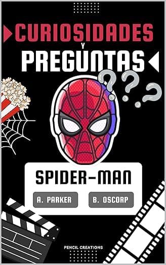 Portada de Curiosidades y Preguntas de Spider-Man: Datos curiosos y quiz sobre las películas y cómics del hombre araña