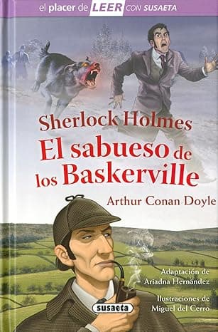 Portada de Sherlock Holmes. El sabueso de los Baskerville (El placer de LEER con Susaeta - nivel 4)