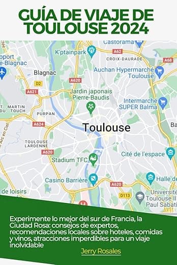 Portada de GUÍA DE VIAJE DE TOULOUSE 2024: Experimente lo mejor del sur de Francia, la Ciudad Rosa: consejos de expertos, recomendaciones locales sobre hoteles, ... imperdibles para un viaje inolvidable