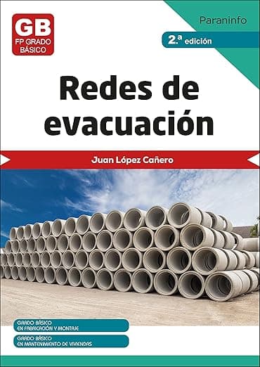 Portada de Redes de evacuación 2.ª edición: CFGB (Fabricación Mecánica)