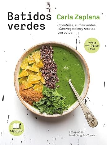 Portada de Batidos verdes: Smoothies, zumos verdes, leXes vegetales y snacks con pulpa (Cooked by Urano)