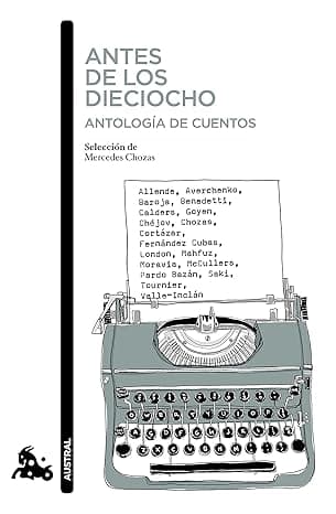 Portada de Antes de los dieciocho. Antología de cuentos (Contemporánea)