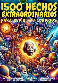 Portada de 1500 HECHOS EXTRAORDINARIOS PARA MENTES CURIOSAS - Un viaje educativo para toda la familia: sorpresas históricas, misterios científicos y curiosidades de todo el mundo