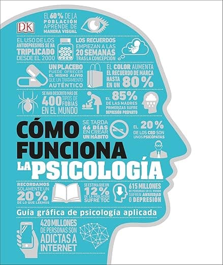 Portada de Cómo funciona la psicología: Guía gráfica de psicología aplicada