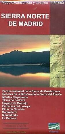 Portada de SIERRA NORTE DE MADRID. MAPA EXCURSIONISTA Y TURÍSTICO (GUIAS VIAJE)