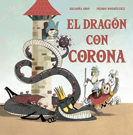 Portada de El dragón con corona (Cuentos infantiles)