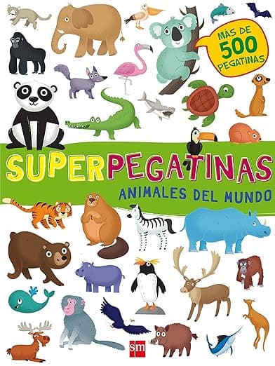 Portada de Animales del mundo (Pegatinas)